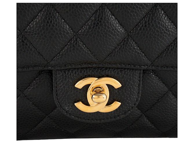 CHANEL - Borsa a tracolla Classique/Timeless 11.12 Chanel in pelle caviar nera Nero - vista 5