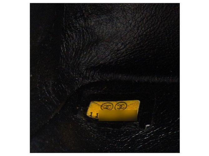 CHANEL - Borsa a tracolla Classique/Timeless 11.13 small Chanel in pelle caviar nera Nero - vista 9