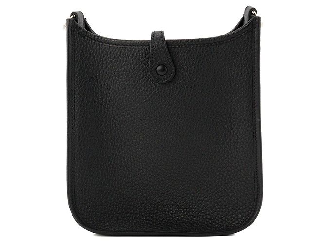 HERMÈS - Borsa a tracolla Evelyne 16 Hermès in pelle clémence nera Nero - vista 3