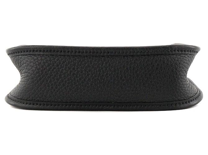 HERMÈS - Borsa a tracolla Evelyne 16 Hermès in pelle clémence nera Nero - vista 4