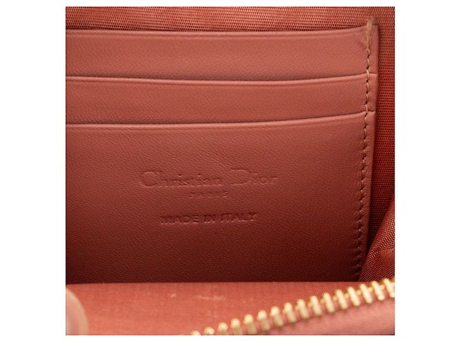 Autre Marque DIOR - Borsa a tracolla Call'In Lady Dior in pelle cannage sfumata rosa e marrone - vista 8