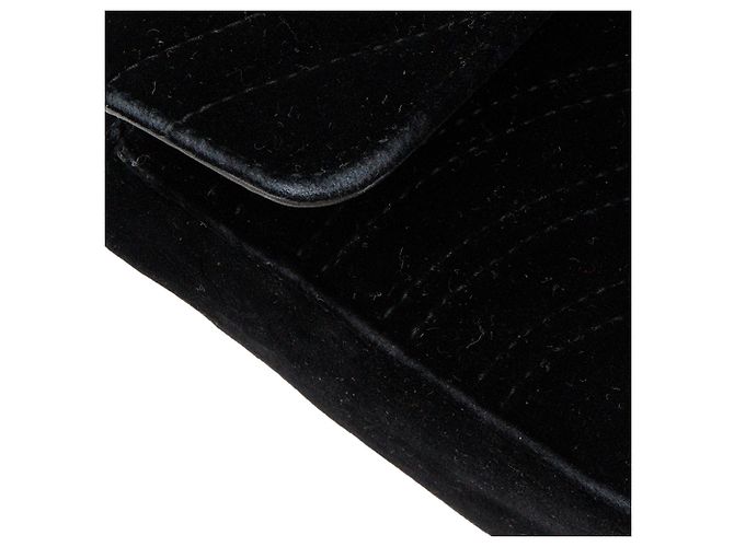 GUCCI - Borsa a tracolla GG Marmont Small Gucci in velluto nero - vista 7