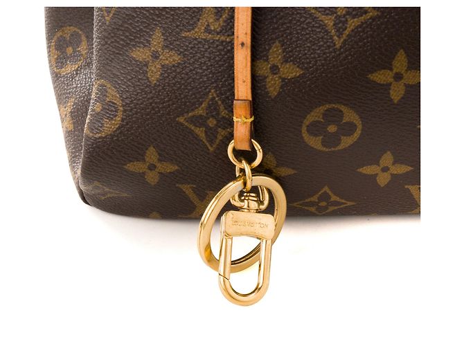 LOUIS VUITTON - Borsa tote Artsy MM Louis Vuitton in tela monogram coated Marrone - vista 5