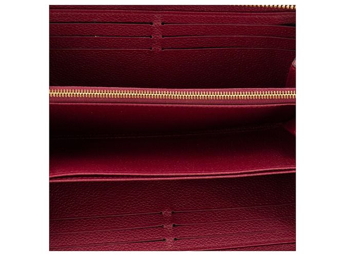 LOUIS VUITTON - Cartera Zippy Louis Vuitton en cuero empreinte bordeaux Burdeos - vista 10