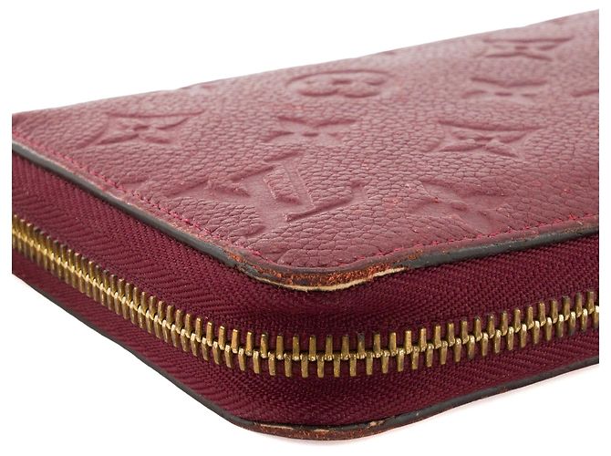 LOUIS VUITTON - Cartera Zippy Louis Vuitton en cuero empreinte bordeaux Burdeos - vista 8