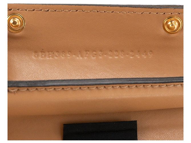 FENDI - Fendi Basket Shopper-Bag aus weißem PVC und braunem Leder - Ansicht 8