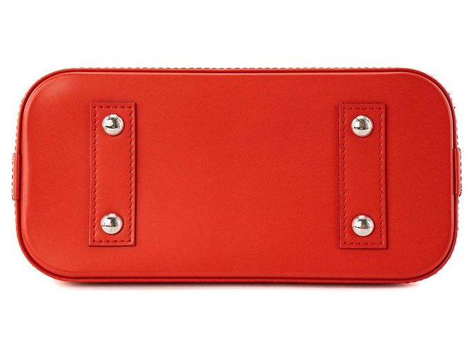 LOUIS VUITTON - Borsa a tracolla Louis Vuitton Alma BB in pelle epi rossa Rosso - vista 4