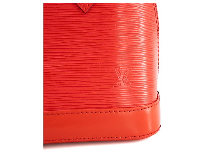 LOUIS VUITTON - Borsa a tracolla Louis Vuitton Alma BB in pelle epi rossa Rosso - vista 5