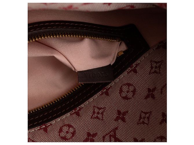 LOUIS VUITTON - Sac à bandoulière Mary Kate Louis Vuitton en toile monogrammée bordeaux Dark red - view 10