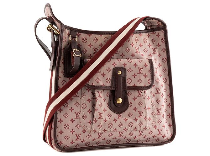 LOUIS VUITTON - Sac à bandoulière Mary Kate Louis Vuitton en toile monogrammée bordeaux Dark red - view 2