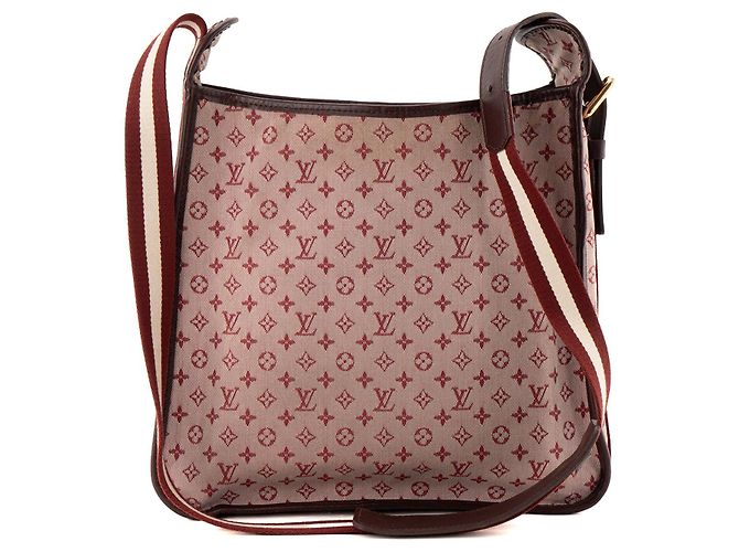 LOUIS VUITTON - Sac à bandoulière Mary Kate Louis Vuitton en toile monogrammée bordeaux Dark red - view 3
