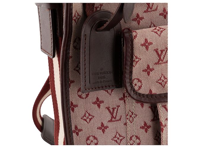LOUIS VUITTON - Sac à bandoulière Mary Kate Louis Vuitton en toile monogrammée bordeaux Dark red - view 5