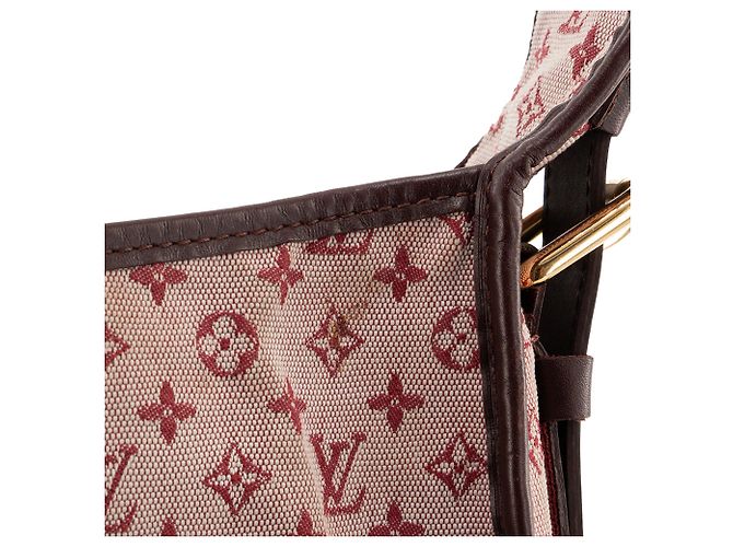 LOUIS VUITTON - Sac à bandoulière Mary Kate Louis Vuitton en toile monogrammée bordeaux Dark red - view 6