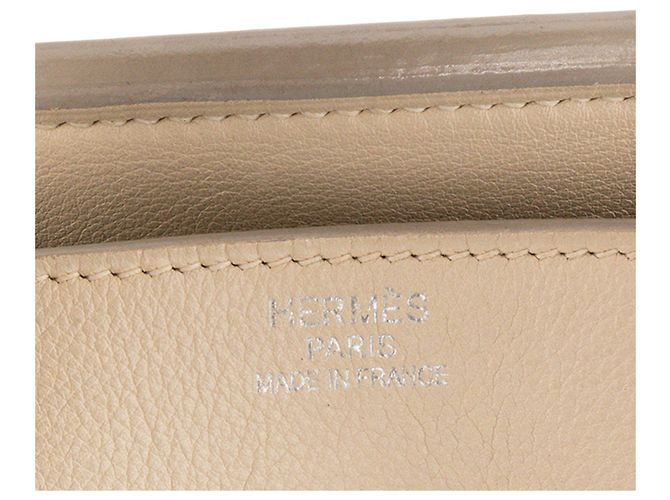 HERMÈS - Borsa a mano Hermès Birkin 35 in pelle Swift craie beige - vista 5