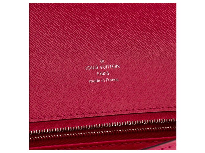 LOUIS VUITTON - Borsa a tracolla Louis Vuitton Clery in pelle epi rosa - vista 8