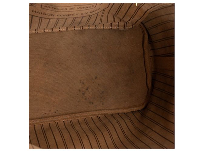 LOUIS VUITTON - Borsa tote Louis Vuitton Neverfull MM in canvas monogram Marrone - vista 10