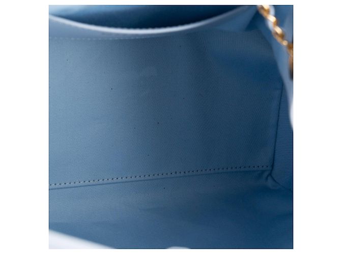 CHANEL - Borsa a tracolla Chanel 25 small in pelle light blue - vista 8