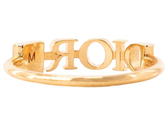 Autre Marque DIOR - Anello Dior in metallo dorato (T52) D'oro - vista 2