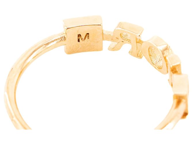 Autre Marque DIOR - Anello Dior in metallo dorato (T52) D'oro - vista 3