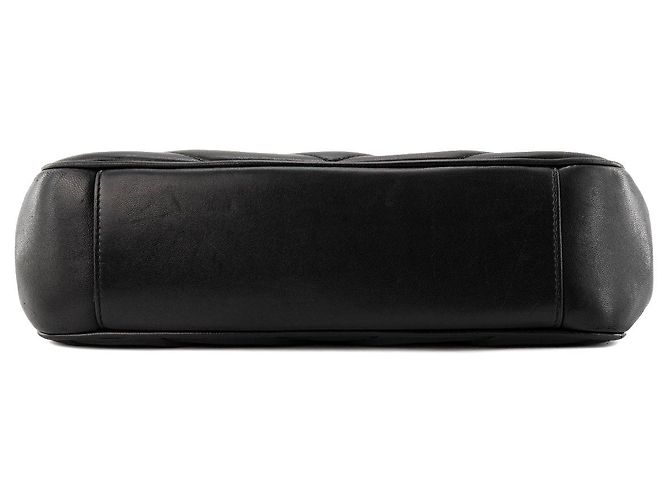 Autre Marque SAINT LAURENT - Borsa a tracolla Loulou medium Saint Laurent in pelle liscia nera Nero - vista 4