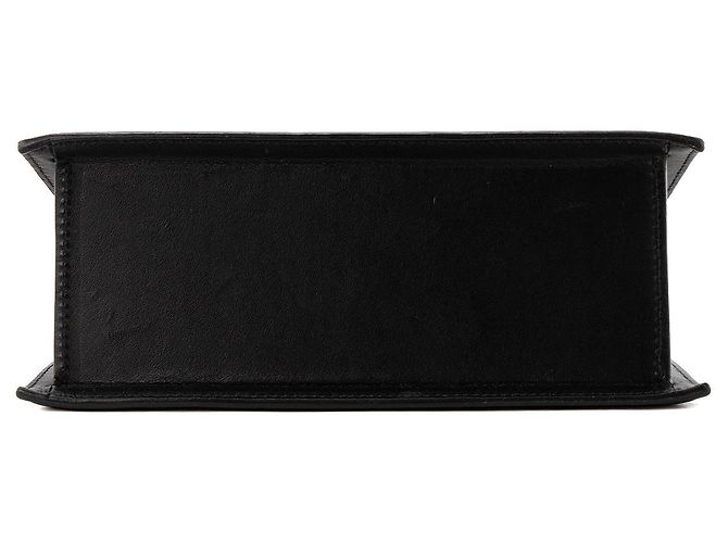 JACQUEMUS - Borsa a tracolla Le Grand Chiquito Jacquemus in pelle nera Nero - vista 4