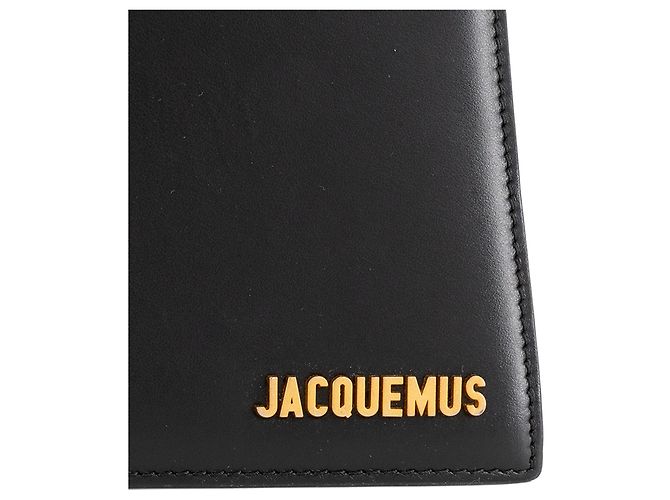 JACQUEMUS - Borsa a tracolla Le Grand Chiquito Jacquemus in pelle nera Nero - vista 5