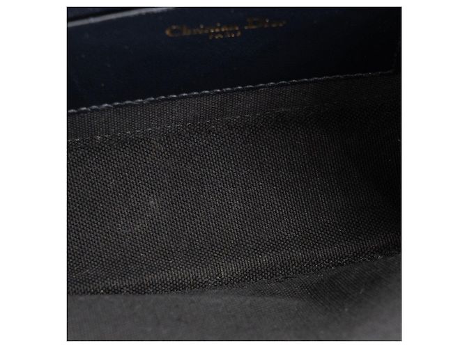 Autre Marque DIOR - Borsa a tracolla 30 Montaigne Pouch Dior in tela Dior Oblique blu navy e beige - vista 8