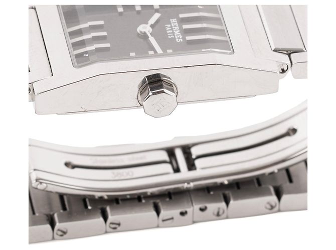 HERMÈS - Reloj Hermès Tandem en acero plateado Plata - vista 3