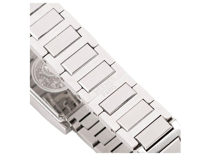 HERMÈS - Reloj Hermès Tandem en acero plateado Plata - vista 4