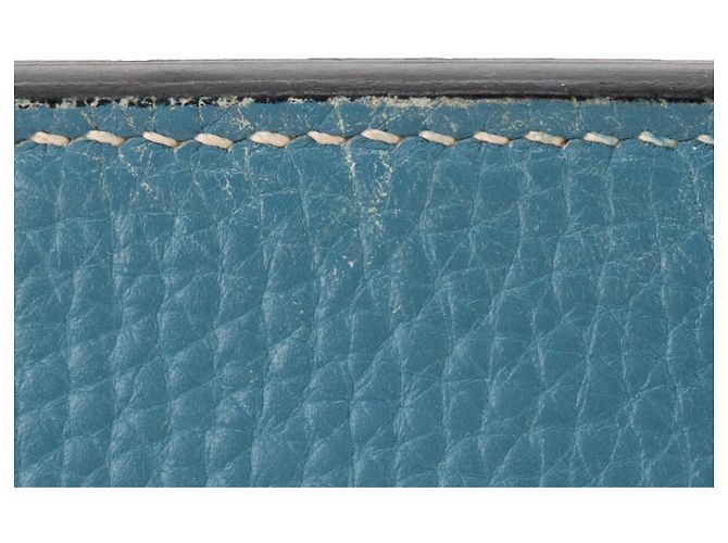 HERMÈS - Borsa a mano Hermès Birkin 35 in pelle clémence bleu jean Blu - vista 7
