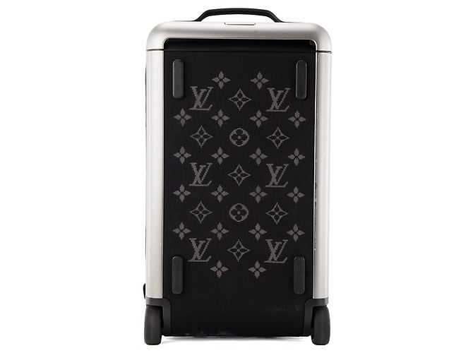 LOUIS VUITTON - Valigia Horizon Soft Duffle 55 Louis Vuitton in tela monogrammata nera e grigia Nero - vista 3
