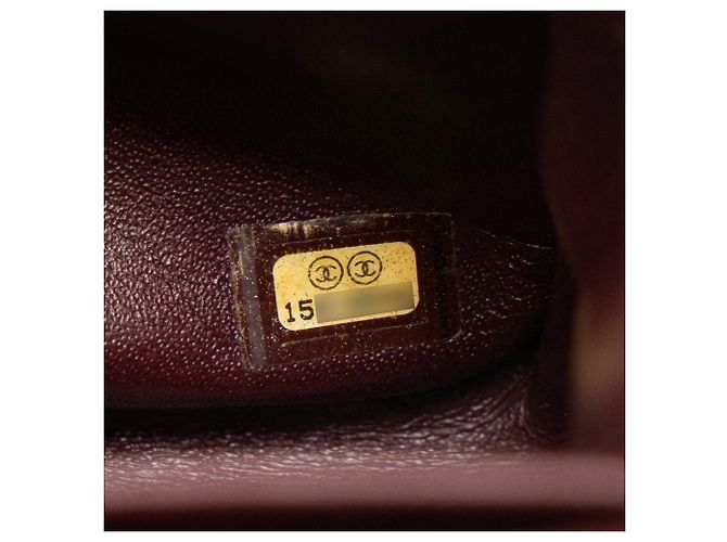 CHANEL - Borsa a tracolla Classic/Timeless Jumbo Chanel in pelle liscia nera Nero - vista 8