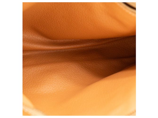 CÉLINE - Pochette Celine en toile enduite macadam marron vintage Brown - view 9