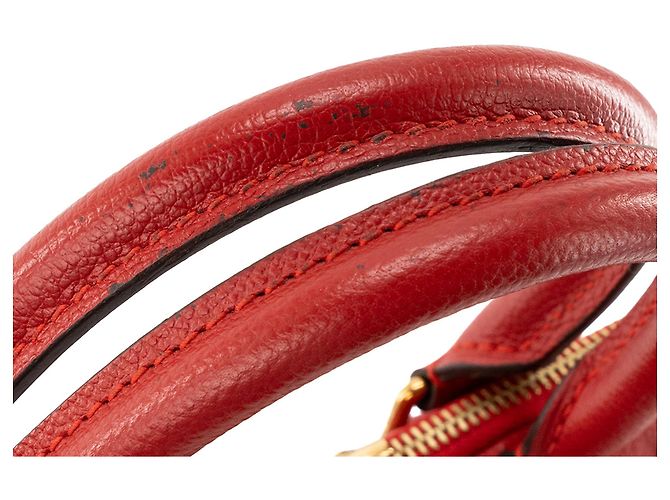 LOUIS VUITTON - Borsa a tracolla Mazarine Louis Vuitton in pelle empreinte rossa Rosso - vista 5