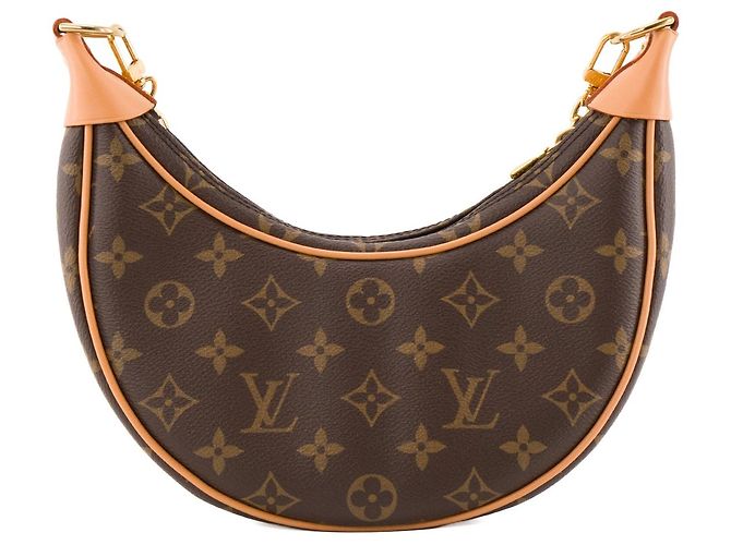 LOUIS VUITTON - Borsa a tracolla Loop Louis Vuitton in canvas monogram Marrone - vista 3