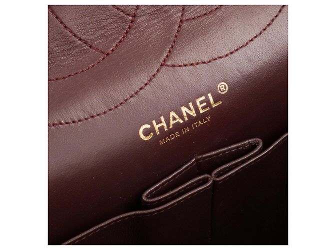 CHANEL - Borsa a tracolla 2.55 Jumbo Chanel in pelle stropicciata nera Nero - vista 8