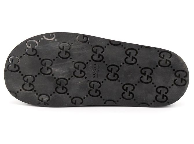 GUCCI - Mules Gucci in tela monogrammata verde (T36) - vista 4