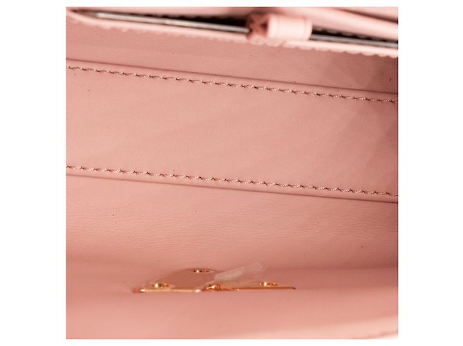 LOUIS VUITTON - Borsa a tracolla GO-14 MM Louis Vuitton in pelle rosa corallo - vista 10