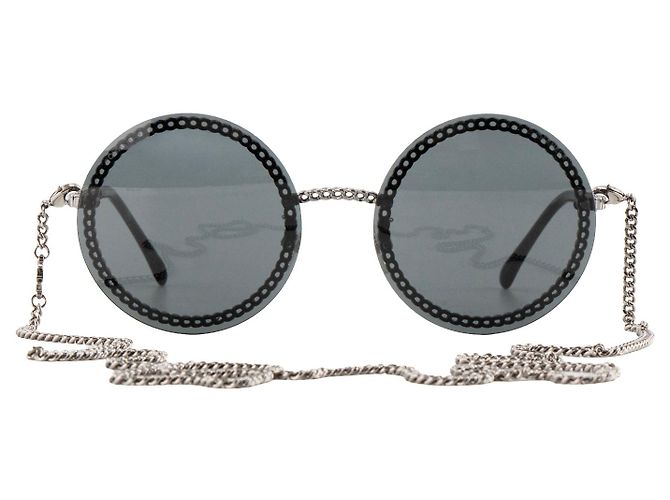 CHANEL - Gafas de sol Chanel en metal negro - vista 2