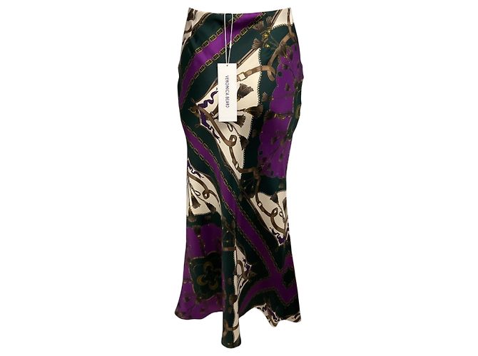 Veronica Beard Pine Multi Clover Midi Skirt Multiple colors - view 3