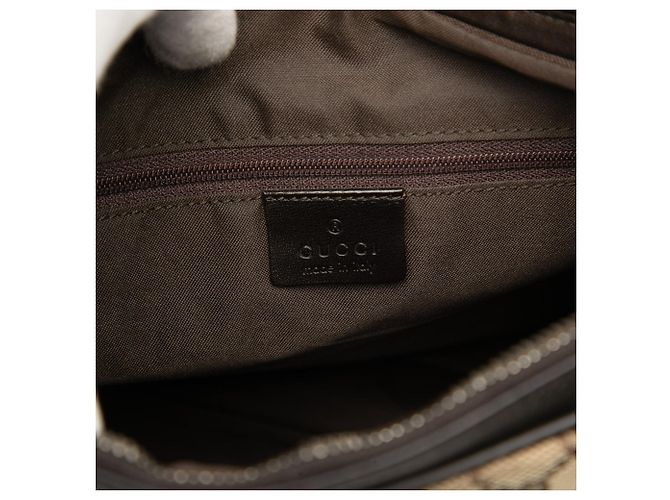 Borsa a tracolla Attache in tela GG Web beige Gucci - vista 5