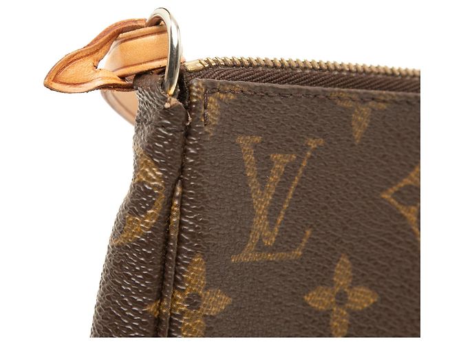 Borsa a tracolla Louis Vuitton Monogram Pochette Accessoires Marrone - vista 6