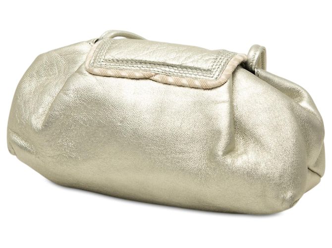Borsa a tracolla Mini Metallic Nappa Tassel LOEWE Gold D'oro - vista 2