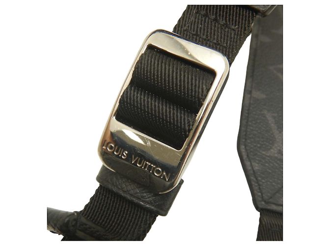 Borsa a tracolla Louis Vuitton Monogram Taigarama Outdoor Nera Nero - vista 14