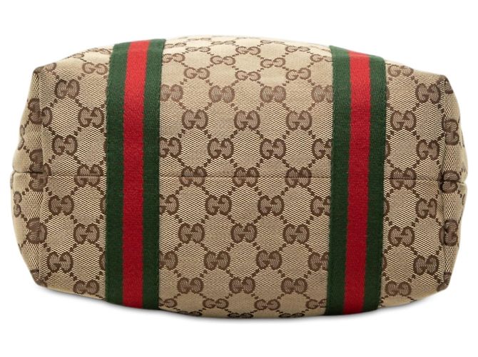 Gucci GG Canvas Web Jolicoeur Tote Beige - Ansicht 3