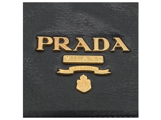 Prada Soft Calf Open Convertible Tote Satchel Schwarz - Ansicht 8