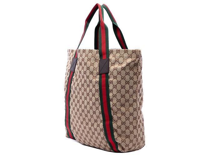 Gucci GG Canvas Web Tote Beige - Ansicht 2