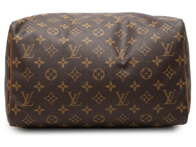 Borsa Boston Louis Vuitton Monogram Speedy 30 Marrone - vista 3