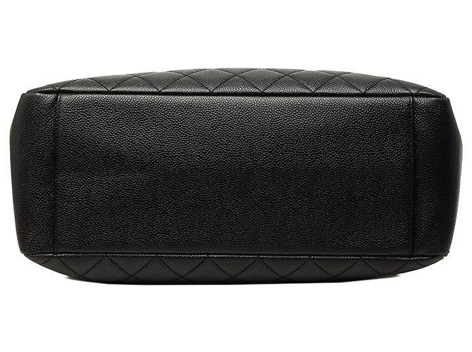 Borsa Tote Grand Shopping Chanel Caviar Nera Nero - vista 3