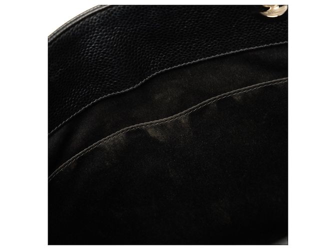 Borsa Tote Grand Shopping Chanel Caviar Nera Nero - vista 6